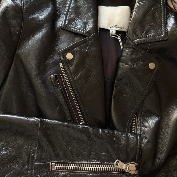 NWT 3.1 Phillip Lim motorcycle leather jacket size 4 - Picture 16 of 16